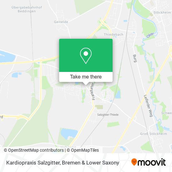 Kardiopraxis Salzgitter map