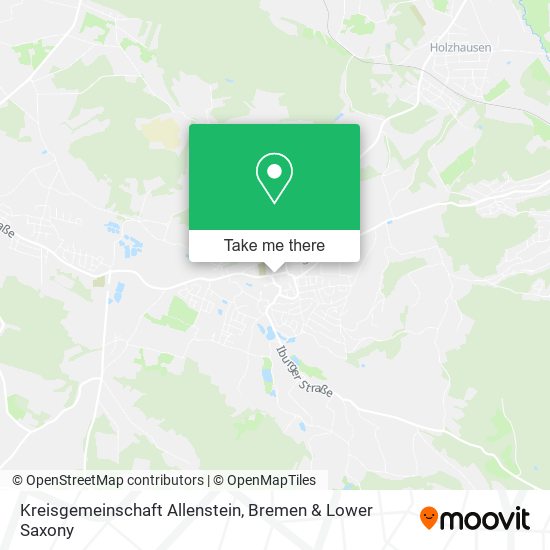 Kreisgemeinschaft Allenstein map