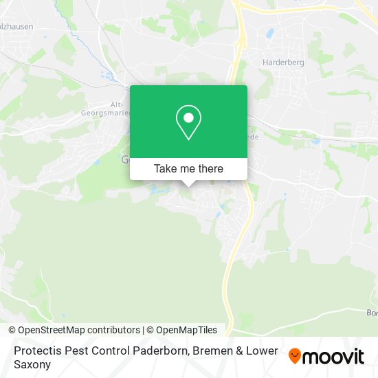 Protectis Pest Control Paderborn map