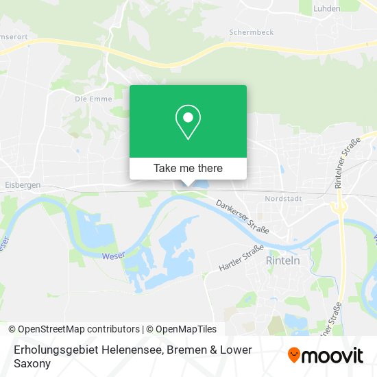 Erholungsgebiet Helenensee map