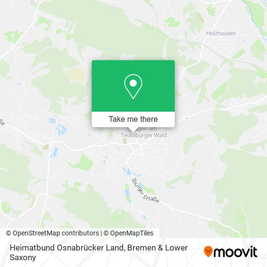 Heimatbund Osnabrücker Land map