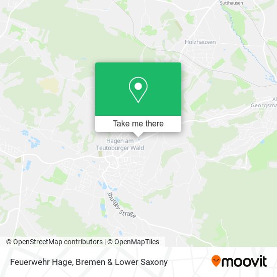 Feuerwehr Hage map