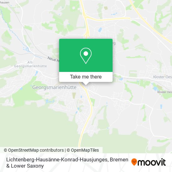Lichtenberg-Hausänne-Konrad-Hausjunges map