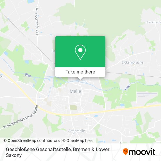 Geschloßene Geschäftsstelle map