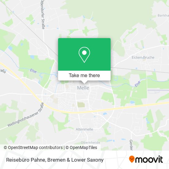 Reisebüro Pahne map