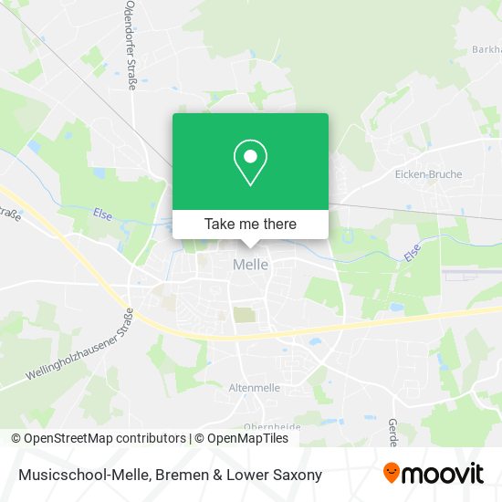 Musicschool-Melle map