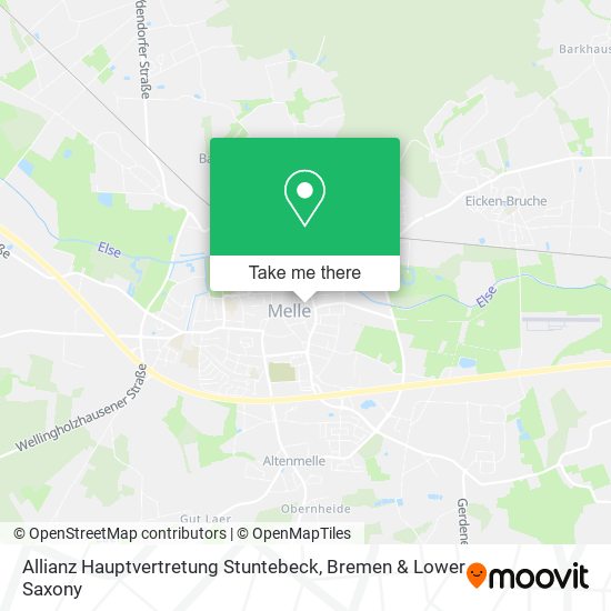 Allianz Hauptvertretung Stuntebeck map