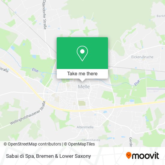 Sabai di Spa map