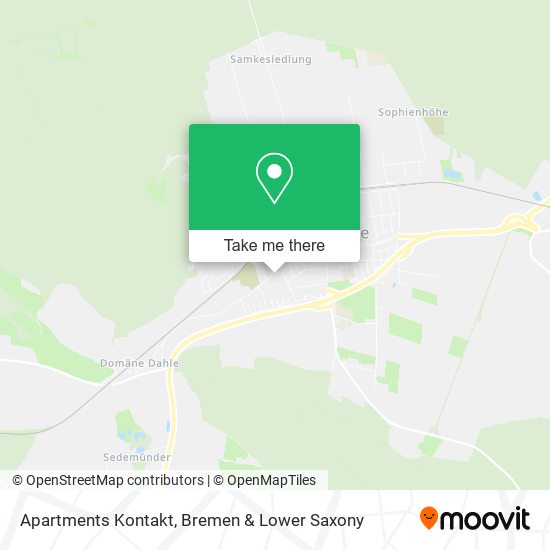 Apartments Kontakt map