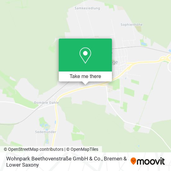 Wohnpark Beethovenstraße GmbH & Co. map