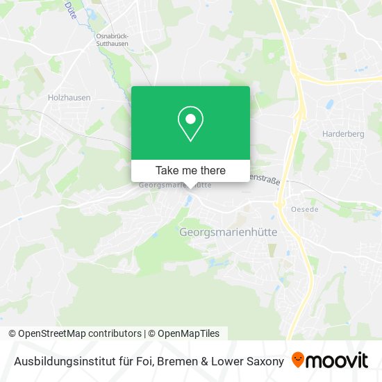 Ausbildungsinstitut für Foi map