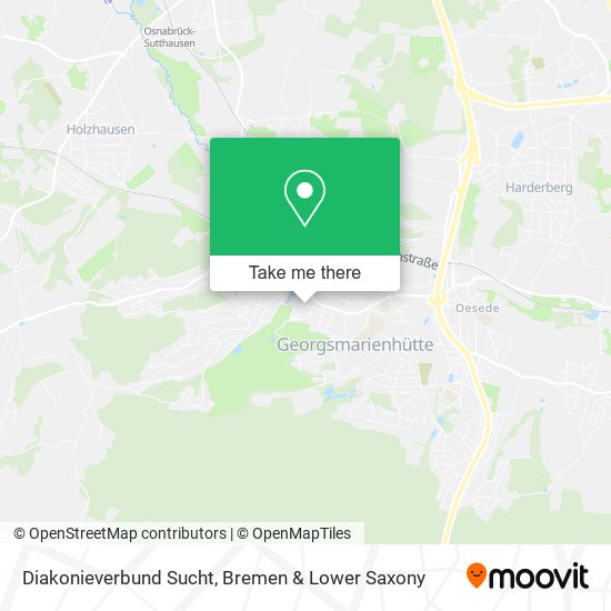 Diakonieverbund Sucht map