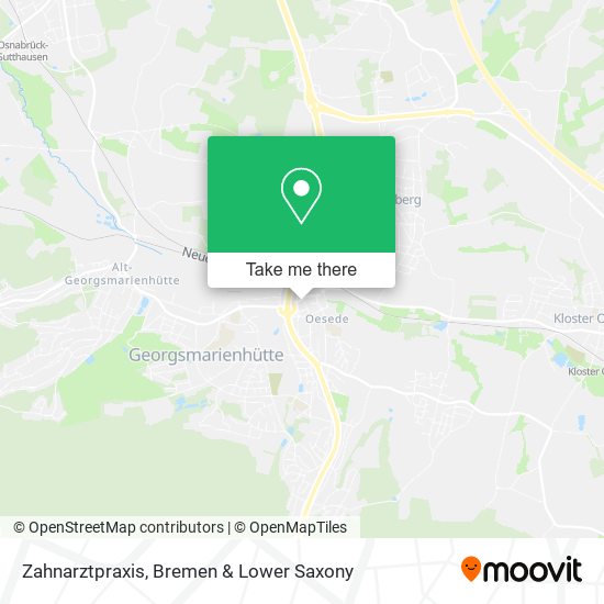 Zahnarztpraxis map