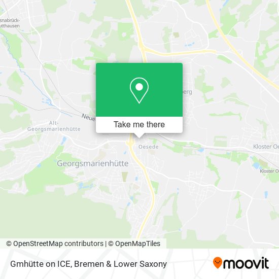 Gmhütte on ICE map