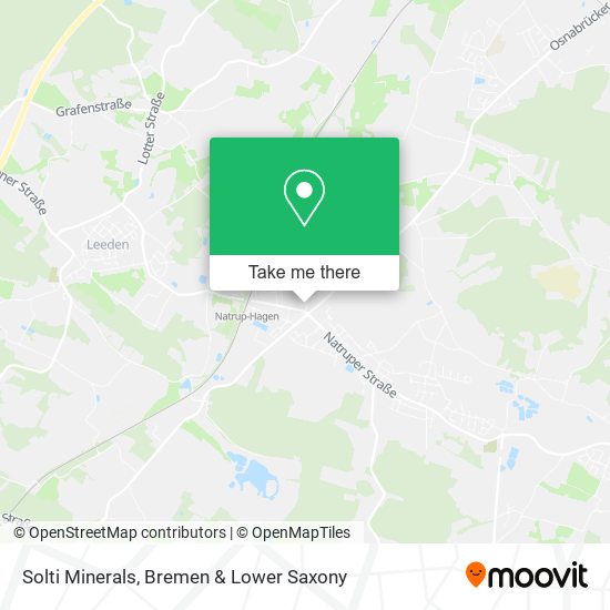 Solti Minerals map
