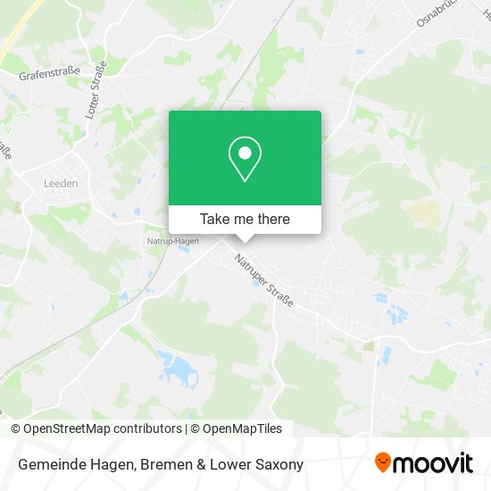 Gemeinde Hagen map