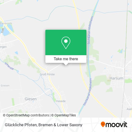 Glückliche Pfoten map