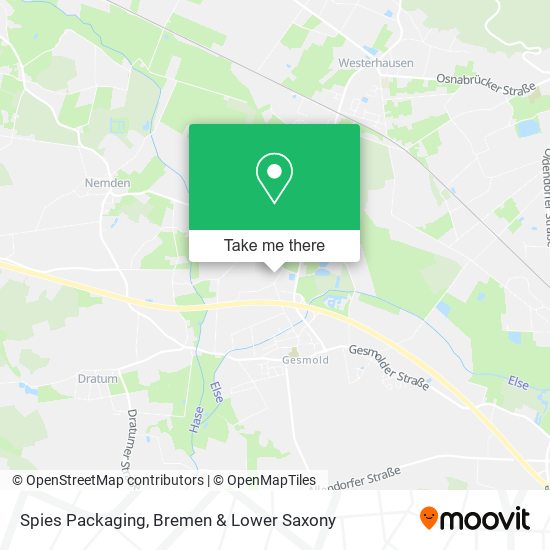 Spies Packaging map