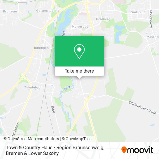 Town & Country Haus - Region Braunschweig map