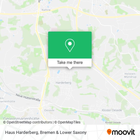 Haus Harderberg map