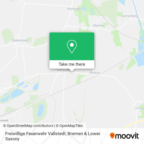 Freiwillige Feuerwehr Vallstedt map