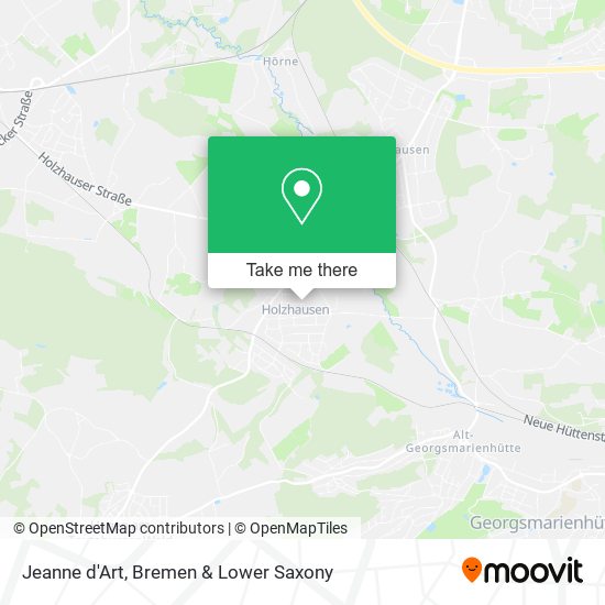 Jeanne d'Art map
