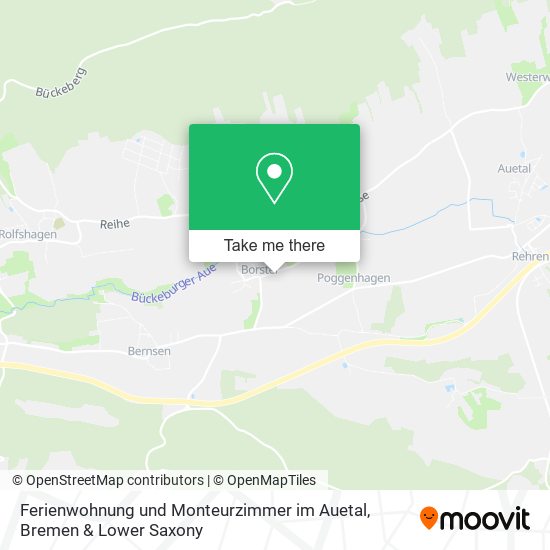 Ferienwohnung und Monteurzimmer im Auetal map