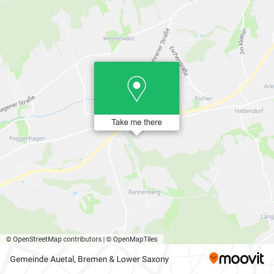 Gemeinde Auetal map