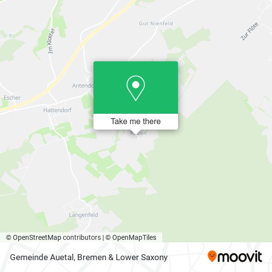 Gemeinde Auetal map