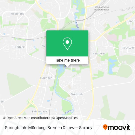 Springbach- Mündung map