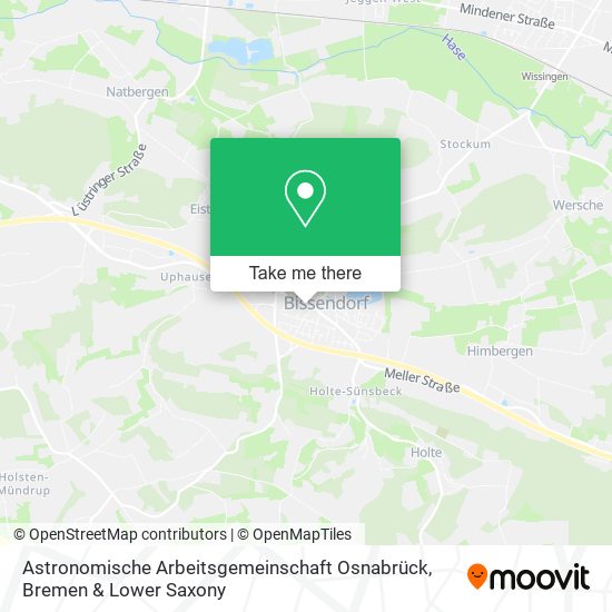 Карта Astronomische Arbeitsgemeinschaft Osnabrück