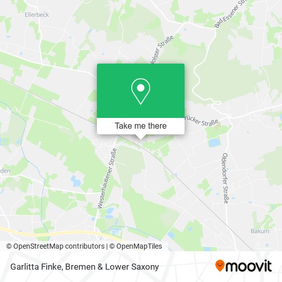 Garlitta Finke map