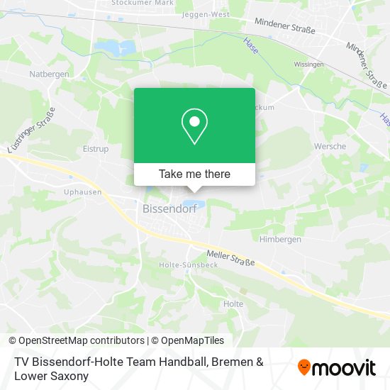 TV Bissendorf-Holte Team Handball map