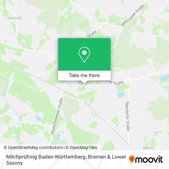Milchprüfring Baden-Württemberg map