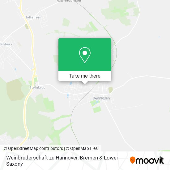 Weinbruderschaft zu Hannover map