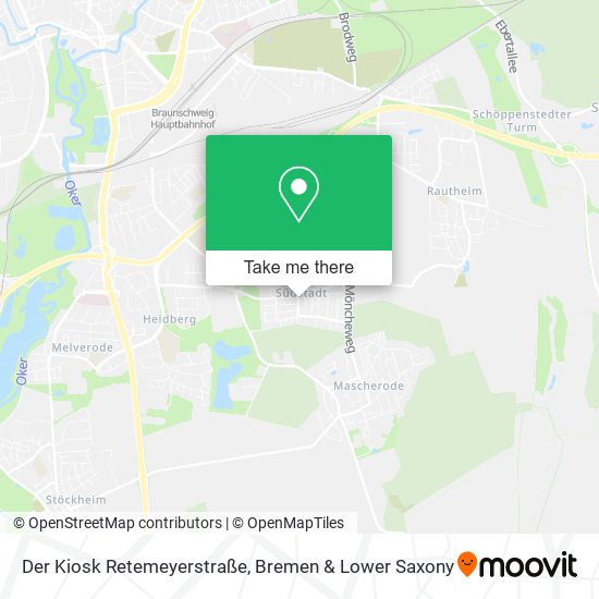 Der Kiosk Retemeyerstraße map