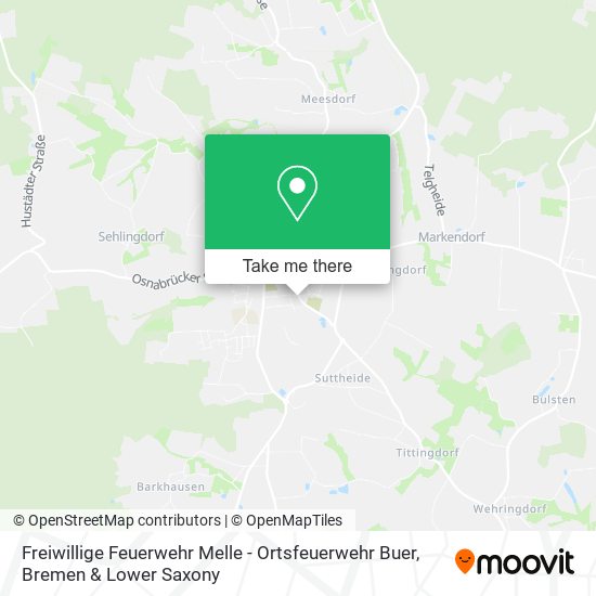 Freiwillige Feuerwehr Melle - Ortsfeuerwehr Buer map