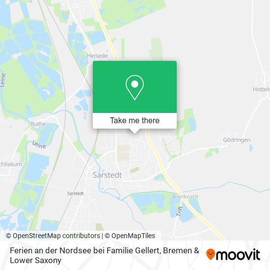 Ferien an der Nordsee bei Familie Gellert map