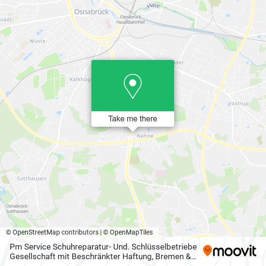 Pm Service Schuhreparatur- Und. Schlüsselbetriebe Gesellschaft mit Beschränkter Haftung map
