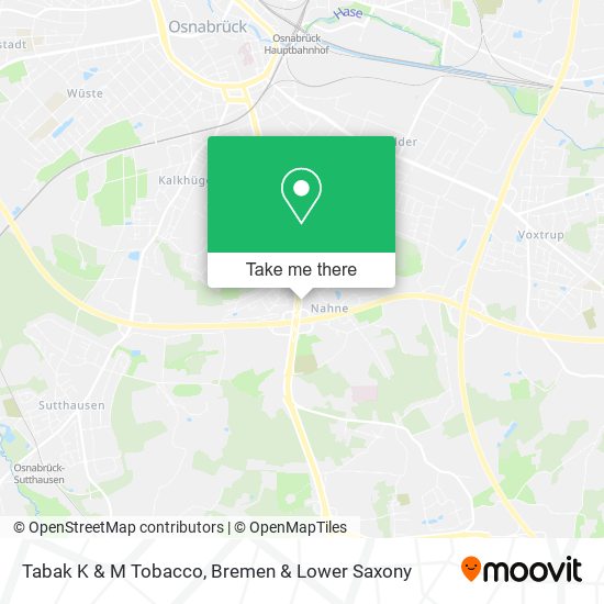 Tabak K & M Tobacco map
