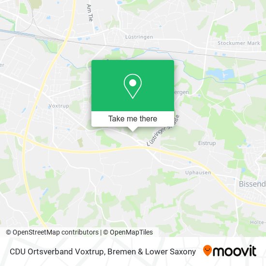 CDU Ortsverband Voxtrup map