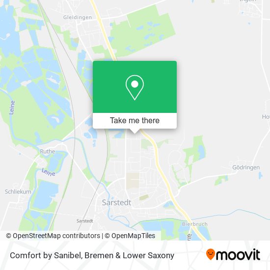 Comfort by Sanibel map