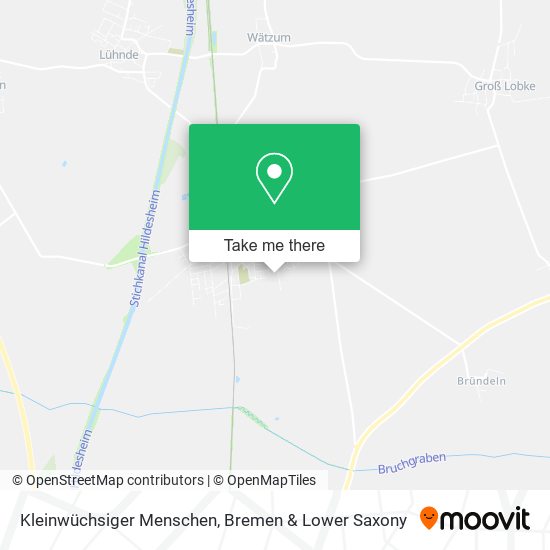 Kleinwüchsiger Menschen map