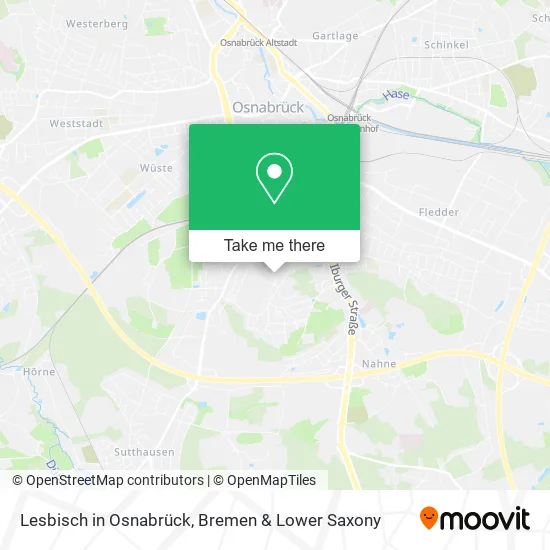 Lesbisch in Osnabrück map
