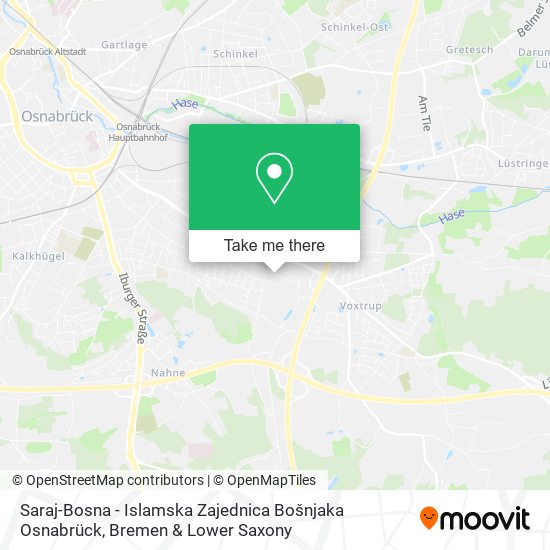Saraj-Bosna - Islamska Zajednica Bošnjaka Osnabrück map
