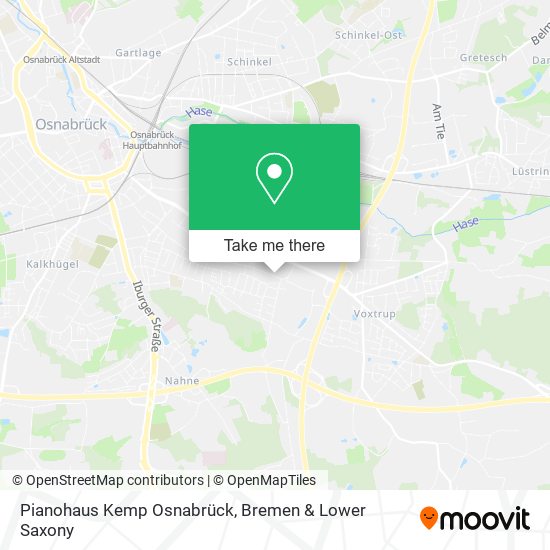 Pianohaus Kemp Osnabrück map