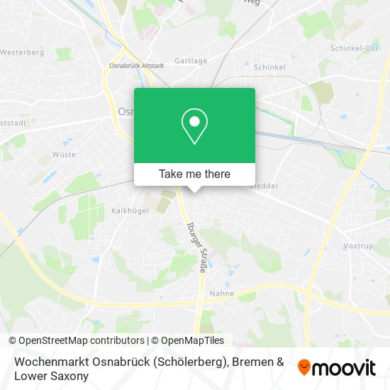 Wochenmarkt Osnabrück (Schölerberg) map