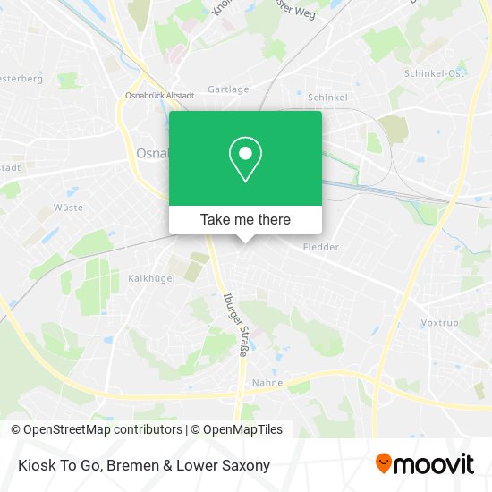 Kiosk To Go map