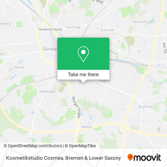 Kosmetikstudio Cosmea map