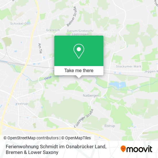 Ferienwohnung Schmidt im Osnabrücker Land map